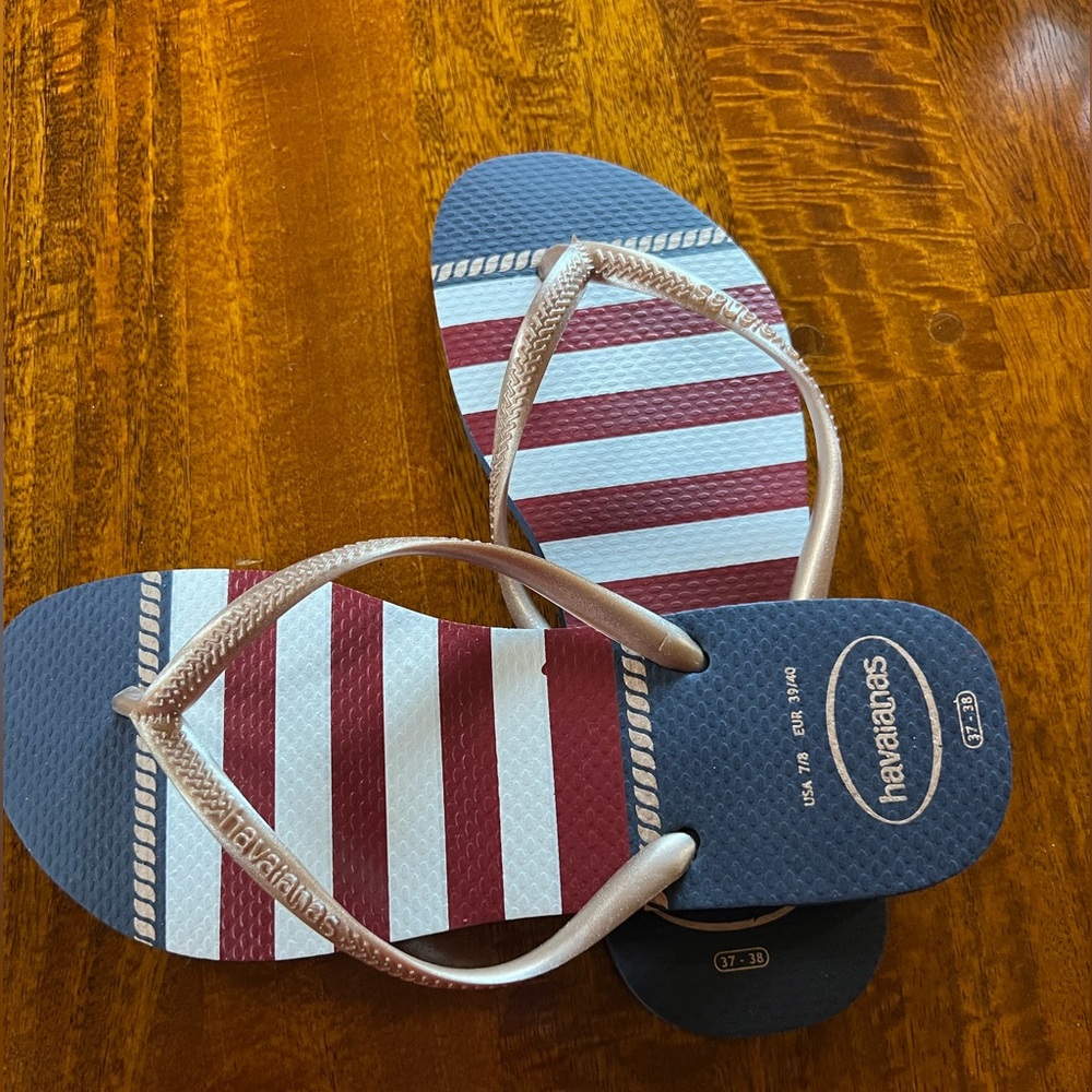 Havaianas flip flops. Brand new, size 7